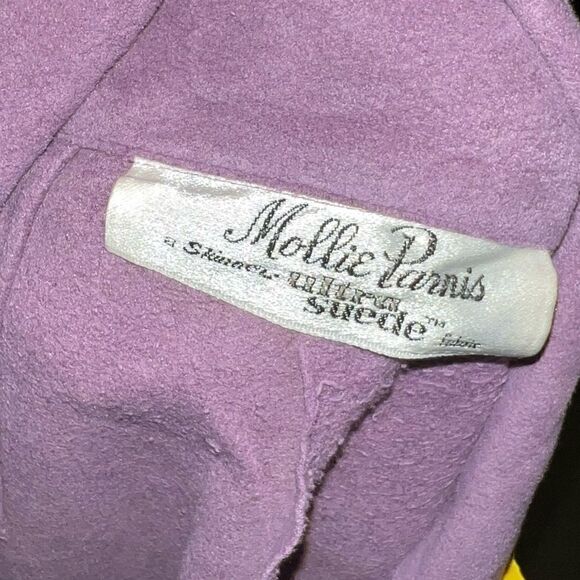 Vintage 70’s skinner ultra suede skirt and button blouse purple size 12 w/belt - Picture 10 of 13